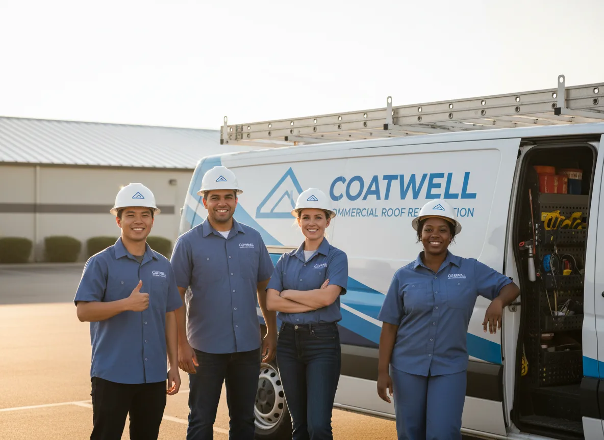 Commercial roof coating company in Oakland, IL